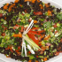 Alblinsensalat mit mediterranem Gemüse